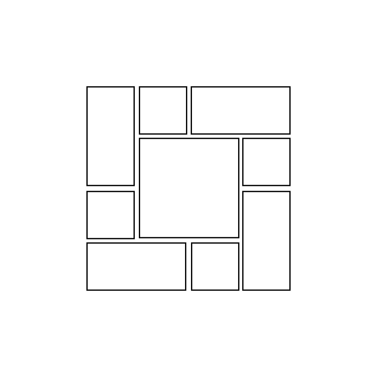Cutting 1815x1815 and modular stacking