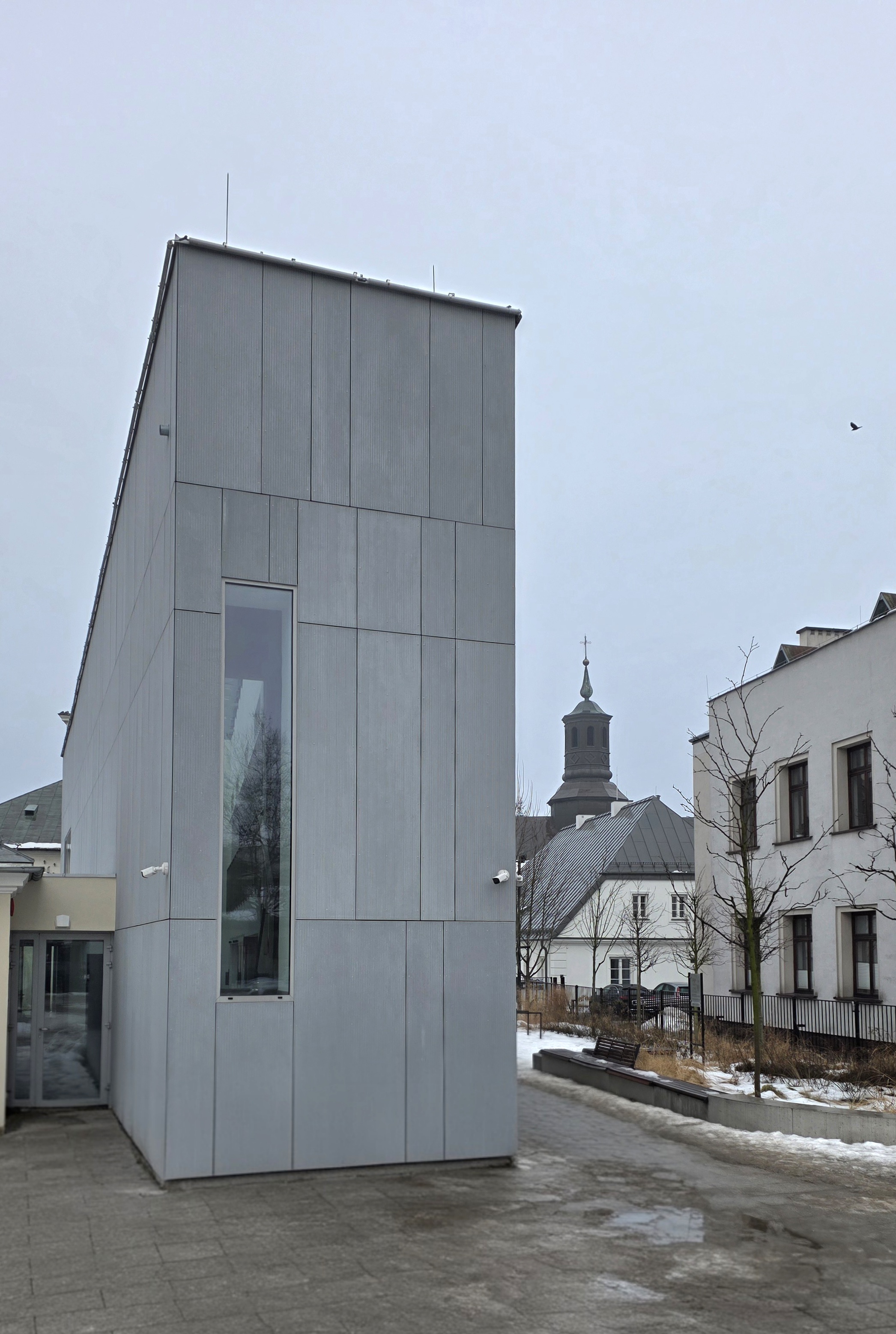 Fasada Muzeum Sztuki Współczesnej w Piasecznie