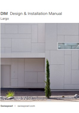 Swisspearl Design & Installation Manual. Largo (eng)