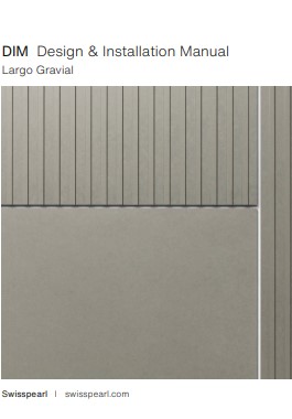 Swisspearl Design & Installation Manual. Largo, Gravial (eng)