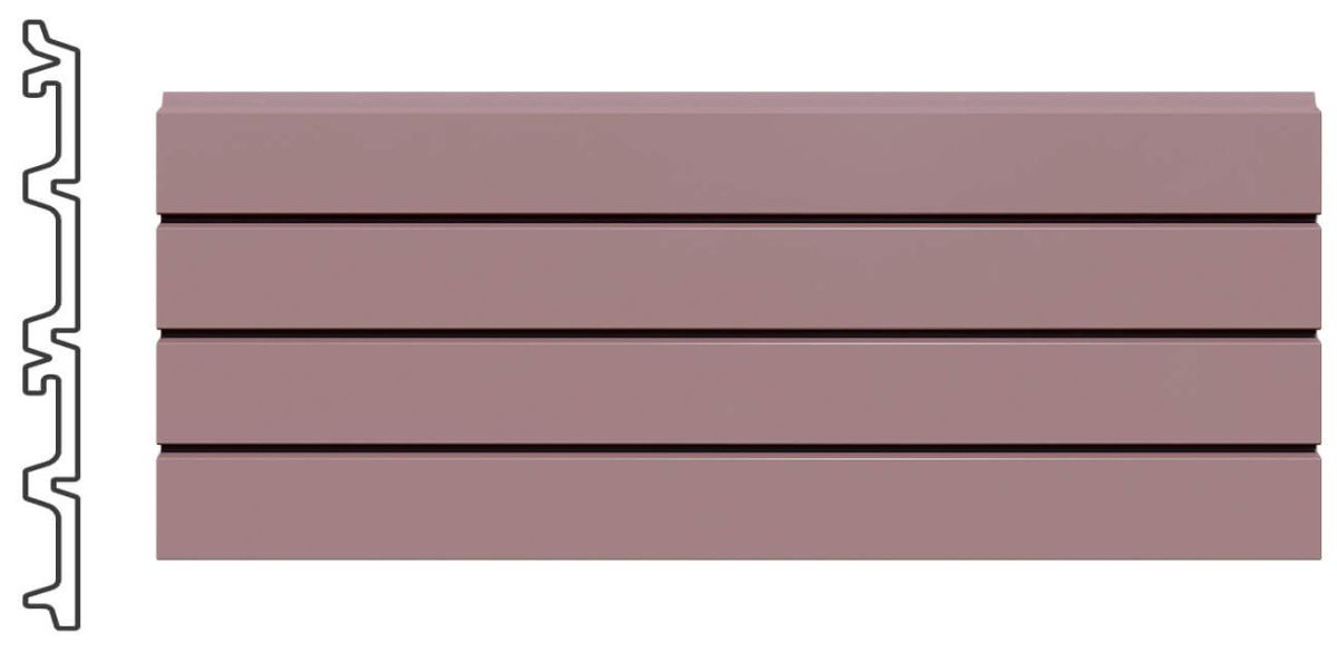 Multiple pilaster stripes