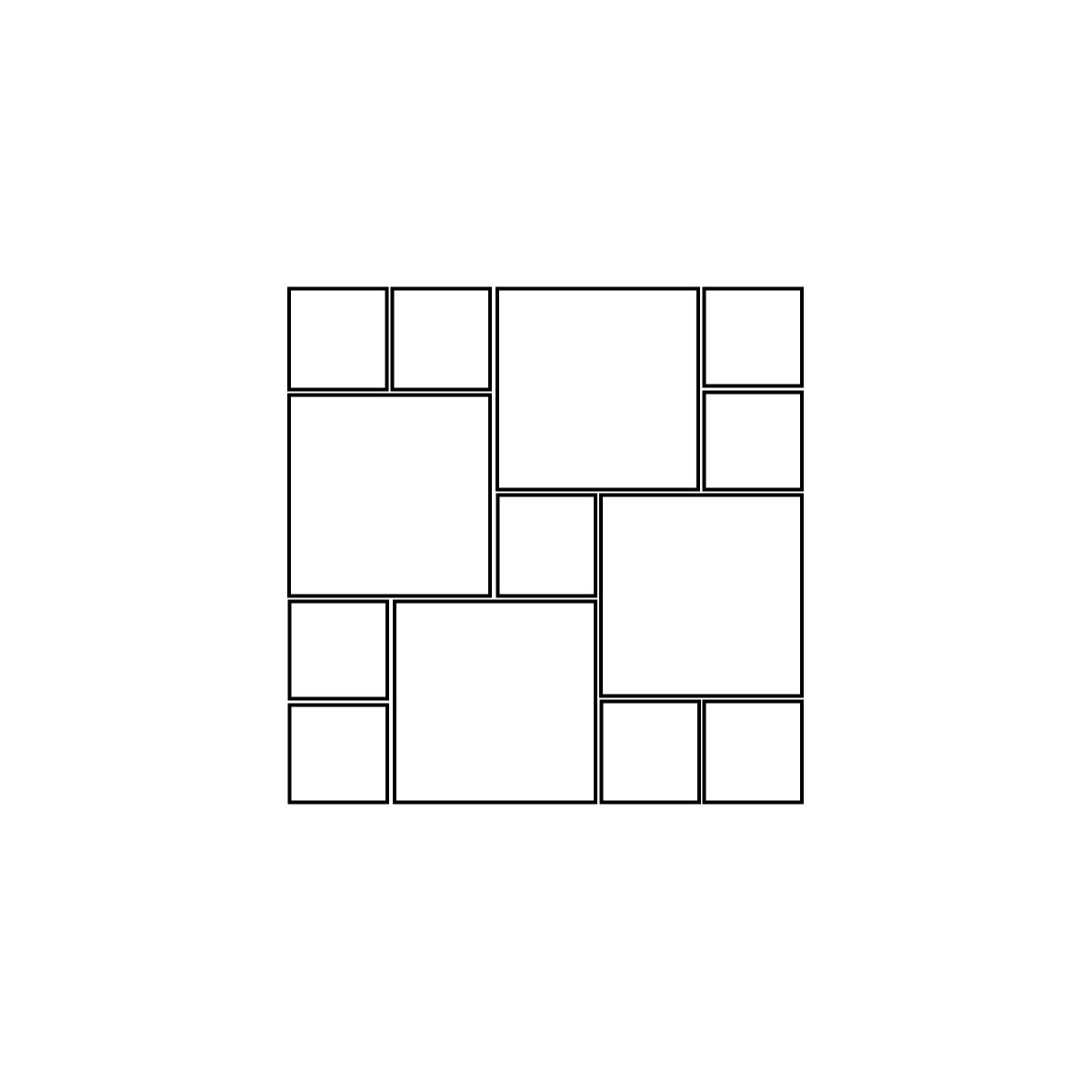 Cutting 2265x2265 and modular stacking