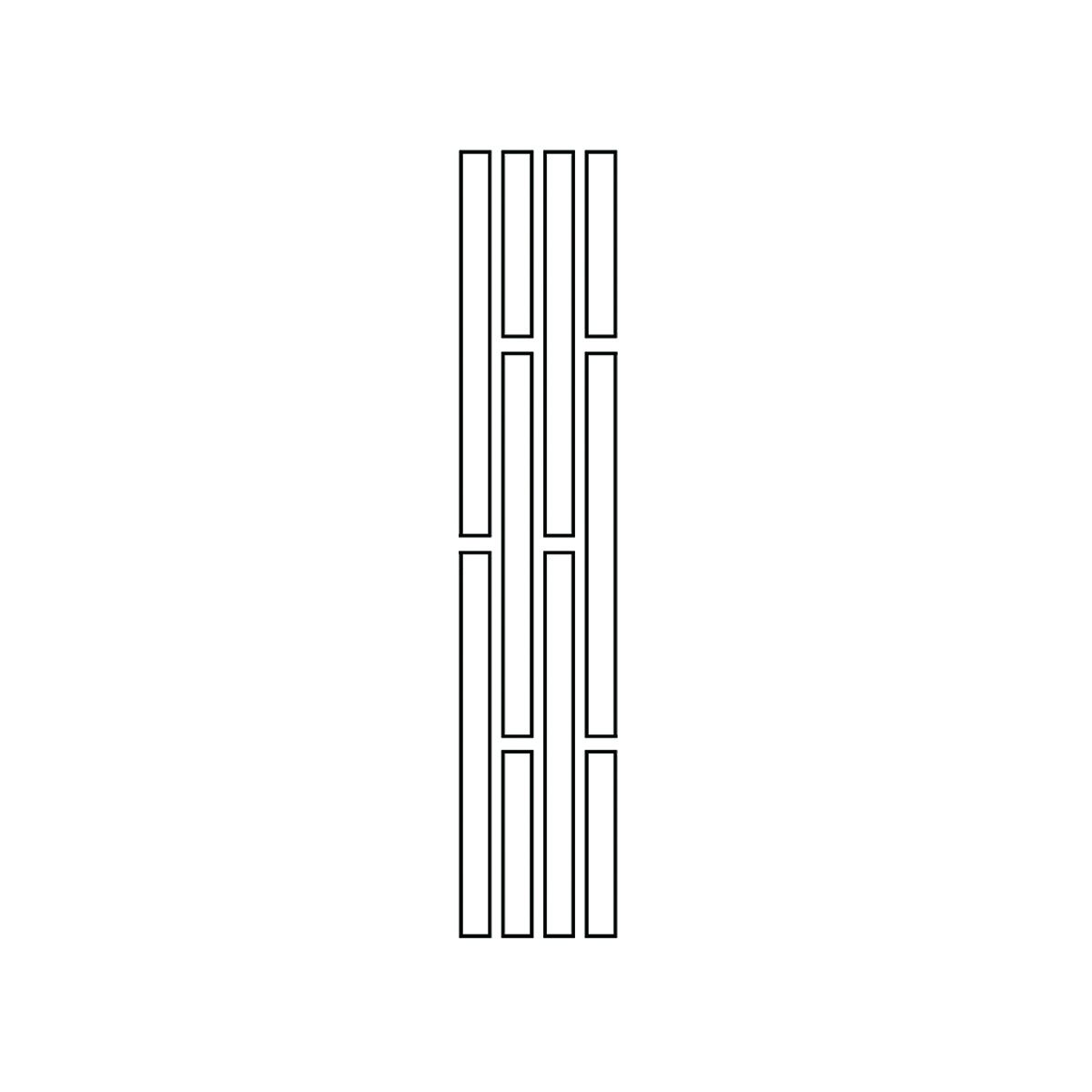 Cutting 2045х145(225)mm and staggered stacking