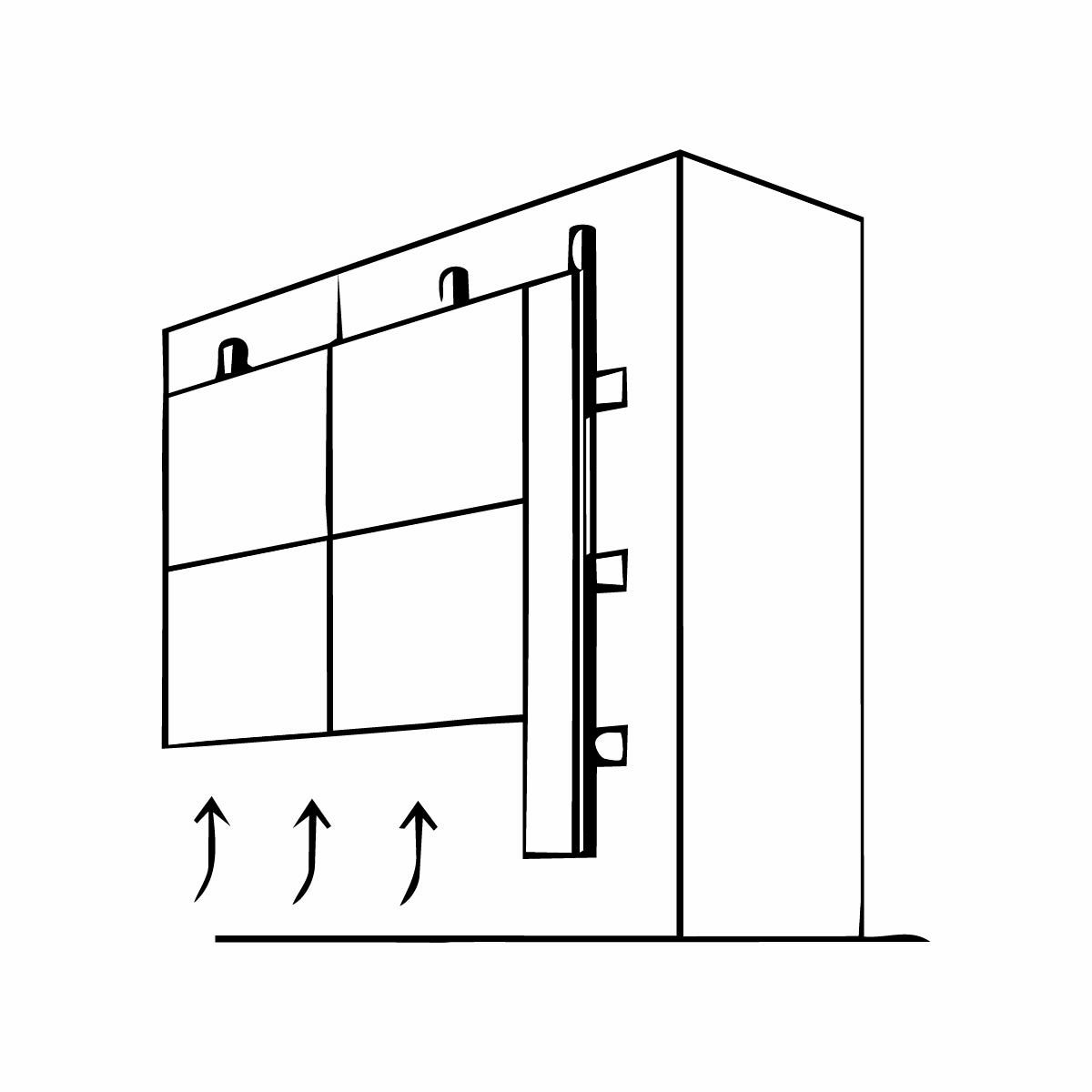 Ventilated facades